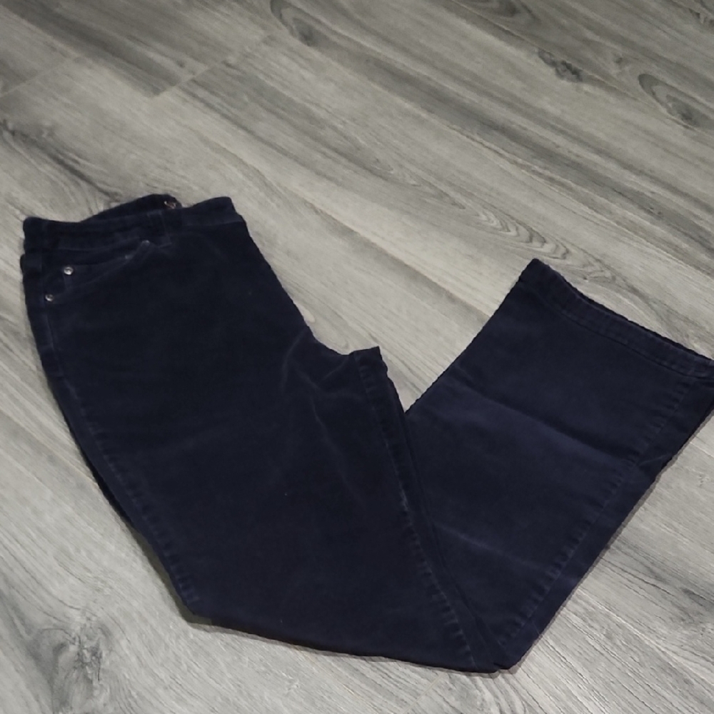 Vintage Navy Blue Bootcut Corduroy Pants